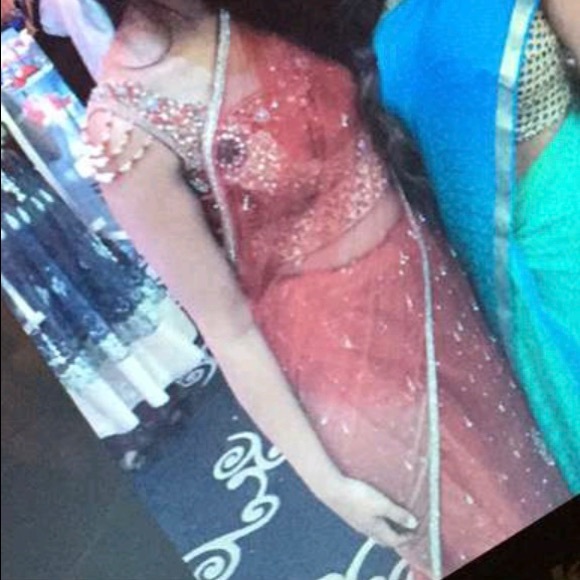 Half Saree (Red) - Picture 3 of 4